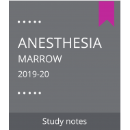 ANESTHESIA Classroom 2019  Handwritten Notes by Marrow
