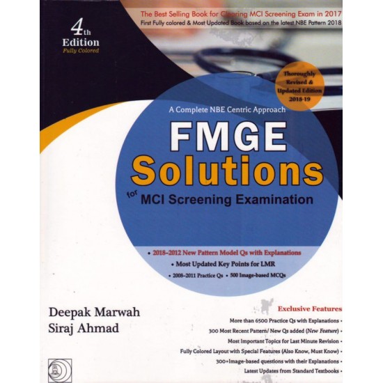 A Complete NBE Approach FMGE Solutions for MCI Screening Examination by Deepak Marwah