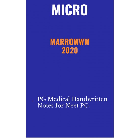 Microbiology Colored Handwritten Notes 2020 by Marroww
