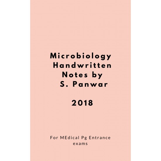 Microbiology Handwritten Notes by Sonu Panwar 2018