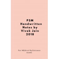 Psm Handwritten Notes 2018 by Vivek Jain