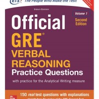 Official GRE® Verbal Reasoning Practice  by Mc Graw Hill