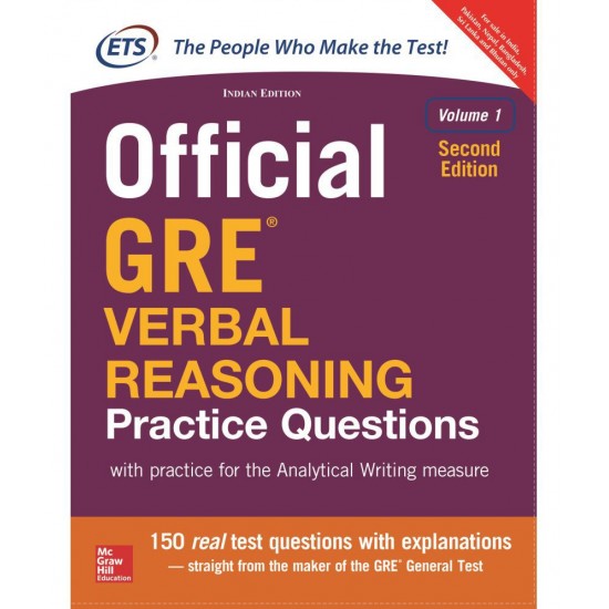 Official GRE® Verbal Reasoning Practice  by Mc Graw Hill