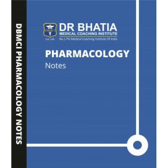 Pharmacology Handwritten Notes by Bhatia Official 2019-2020
