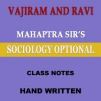 Sociology Class notes Optional Mahaptra Sir Vajiram And Ravi