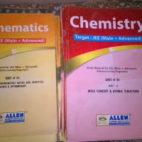 Allen Kota 2017 Engineering Entrance Jee study package Second hand 