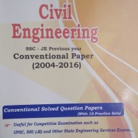 Civil Engineering SSC JE Previous year Conventional Paper by KD Publication