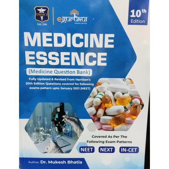 Medicine Essence 10th Edition by Dr mukesh bhatia