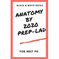 Anatomy Handwritten Notes 2020 by Prep black n white 