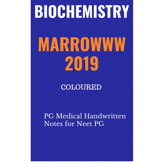 Biochemistry Colored Handwritten Notes 2019 by Marroww