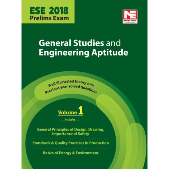ESE 2018 General Studies and Engineering Aptitude Vol-1 by Made Easy