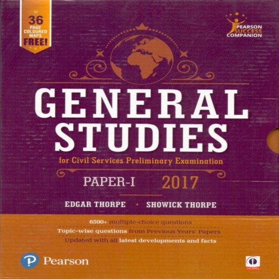 General Studies Paper I for Civil Services Preliminary Examination 2017 in 6 Vols 2017 Edition by Edgar Thorpe, Showick Thorpe