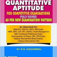 Quantitative Aptitude For Competitive Examinations by DR.R.S. AGGARWAL