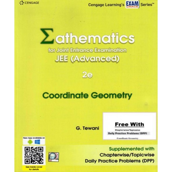 JEE ADVANCED CORDINATE GEOMETRY (WITH SOLVED)  (ENGLISH, Paperback, G. Tewani)