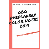 Obg Coloured Handwritten Notes 2019 by Prepladerrr