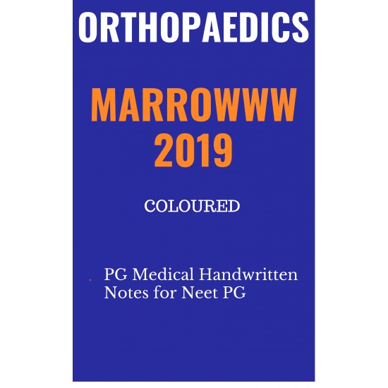 Orthopedics colored handwritten notes 2019 by marroww