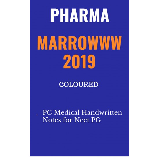 Pharmacology colored handwritten Notes 2019 by marroww