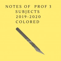 Mbbs Notes for Prof 3 Subjects by Dr Bhatia Institute 2019-2020 Colored Version
