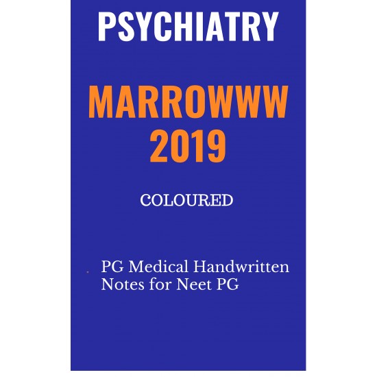 Psychiatry Colored Handwritten notes 2019 by marroww