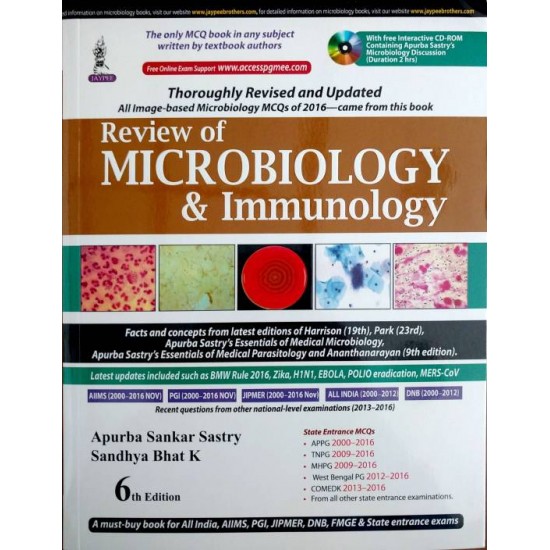 Review of Microbiology & Immunology  (English, Paperback, Apurba Sankar Sastry, Sandhya Bhat K)