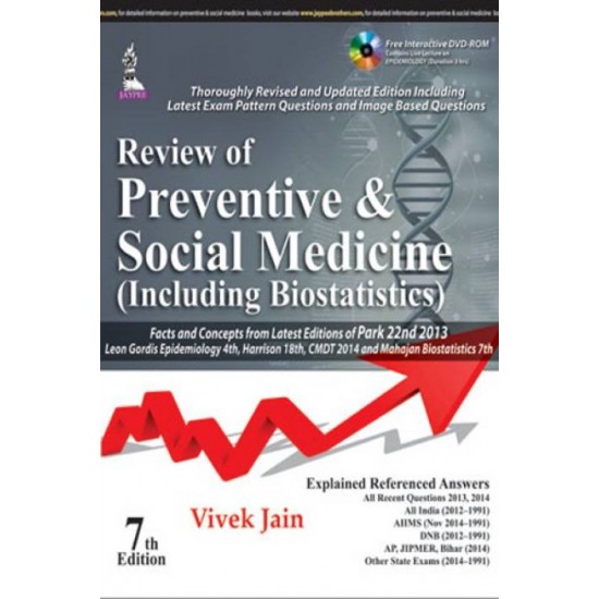 Review of Preventive & Social Medicine (Including Biostatistics)  7th Edition  (English, Paperback, Vivek Jain)