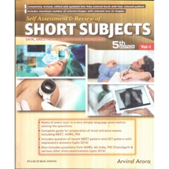 self assessment and review of short subject vol 1 2017 5 th edition by arvind arora