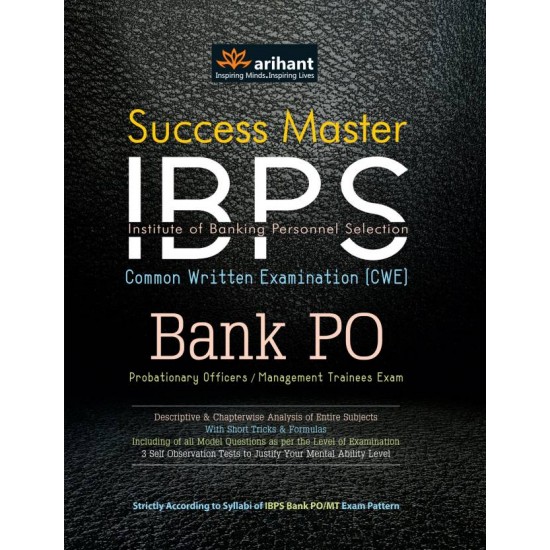 Success Master IBPS (CWE) Bank PO Probationary Officers / Management Trainee Exam  