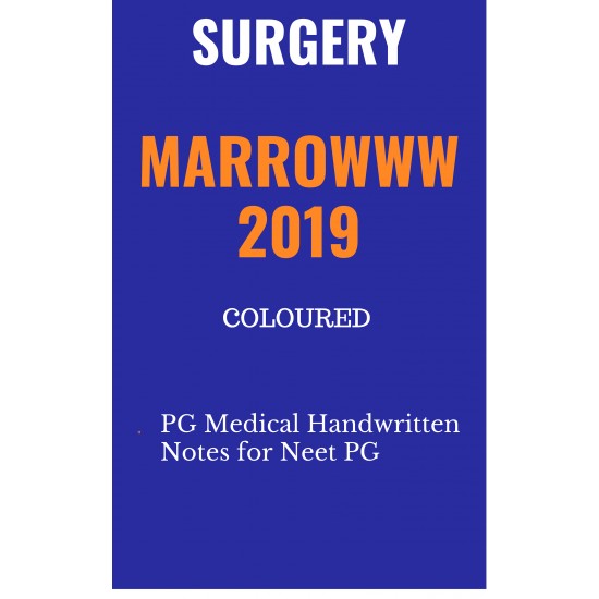Surgery Colored handwritten Notes 2019  by Marroww