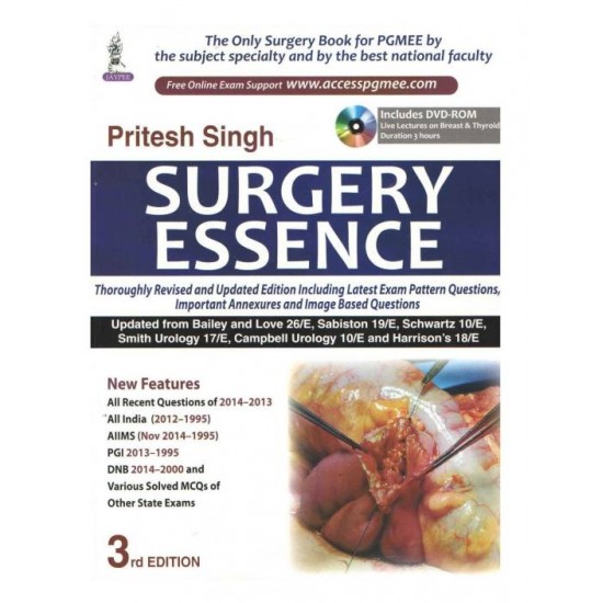 Surgery Essence 3ed 2015 3 Edition  (English, Paperback, Pritesh Singh)