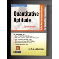 Quantitative Aptitude For Competitive Examinations (English, Paperback, R S Aggarwal) 