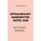 Opthalmology  Handwritten Notes 2018 by Utsav Bansal