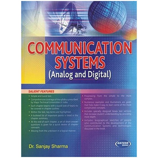 Communication Systems Analog And Digital by Dr. Sanjay Sharma