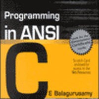 Programming In Ansi C by  E Balagurusamy