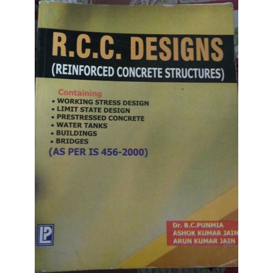 R.C.C. Designs by Dr. B. C. Punmia 
