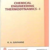 Chemical Engineering Thermodynamics Part-1 by K.A Gavhane 