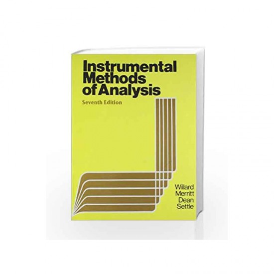 INSTRUMENTAL METHODS OF ANALYSIS by Willard