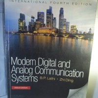 Modern Digital and analog Communication systems by B.P Lathi for Electronics Engineering 