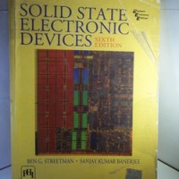 Solid State Electronic Devices second hand book by beng streetman for Electronics engineering 