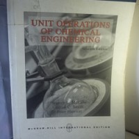 Unit Operations of Chemical Engineering by Mccabe  Smith 