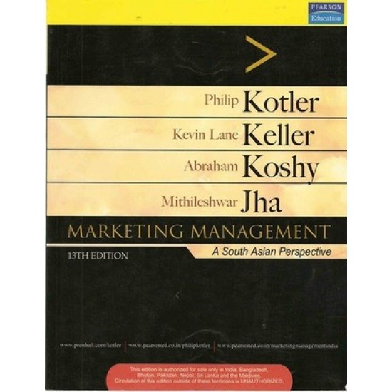 Marketing Management by Phlip Kotler 13th Edition Colored Pages