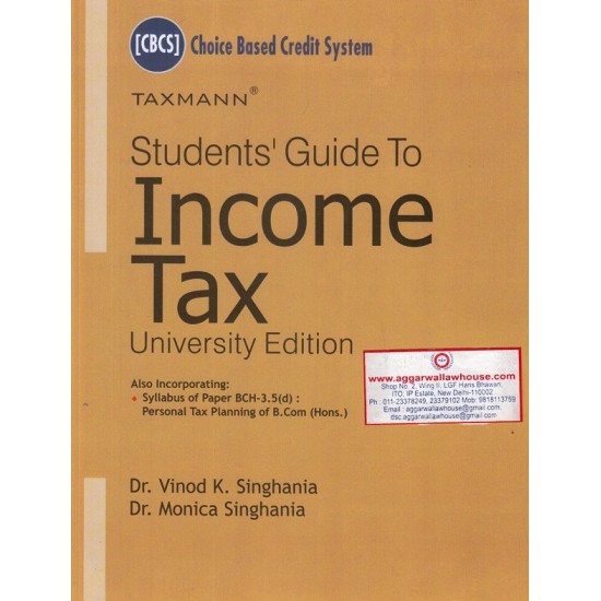 Students Guide to Income Tax (Including Service Tax, Vat) Paperback – 11 Dec 2013 by by V.K. Singhania (Author), Monica Singhania (Author)