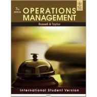 OPERATIONS MANAGEMENT 7ED Paperback by Russell & Taylor OPERATIONS MANAGEMENT 7ED Paperback by Russell & Taylor