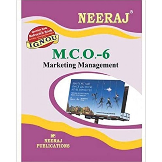 MCO-6 Marketing Management IGNOU Help Book For MCO-6 In English Mediumby Expert Panel of Neeraj Publication English Medium