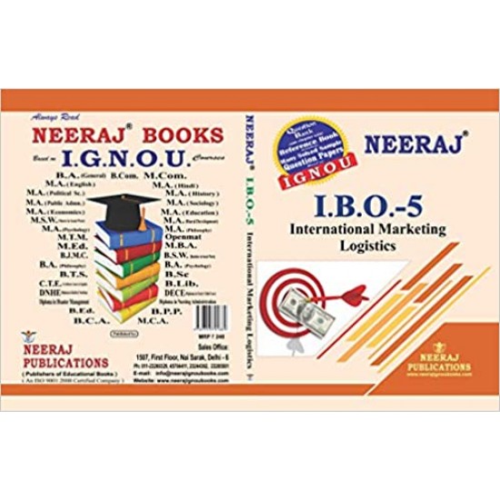 IBO-5 (International Marketing Logistics) by NEERAJ PUBLICATIONS