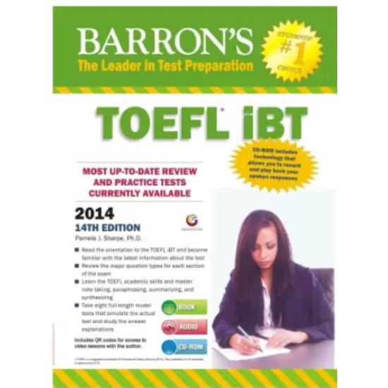 Barron's TOEFL IBT 14th Edition by Sharpe Pamela J 