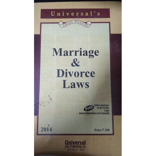 Marriage and Divorce Laws by Universals Legal Manual
