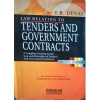  Law Relating to Tenders and Government Contracts (Hardback) by T. R. Desai 