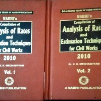 Compilation of Analysis of Rates and Estimation Techniques for Civil Works by Er. KK Meghashyam