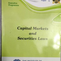 Capital Markets and Security Laws by ICSI