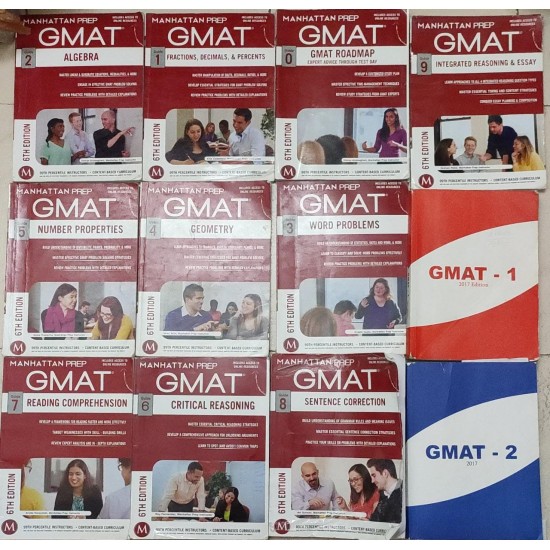 Manhattan Prep GMAT 12 Books Set by MANHATTAN Prep